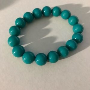Teal Beaded Bracelet